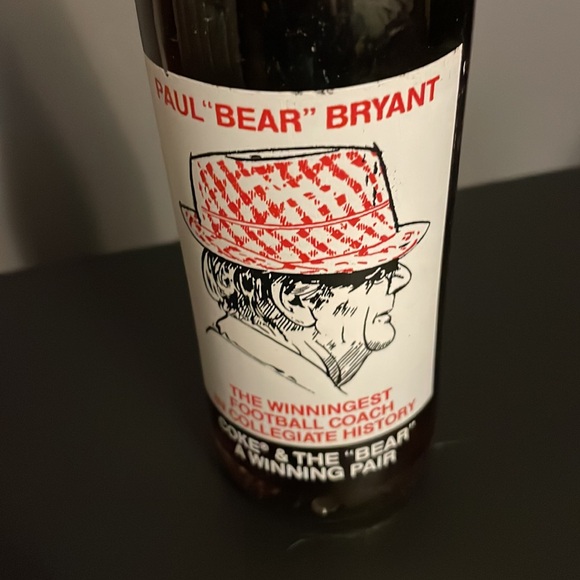 Paul Bear Bryant Coke Bottle - Picture 4 of 8
